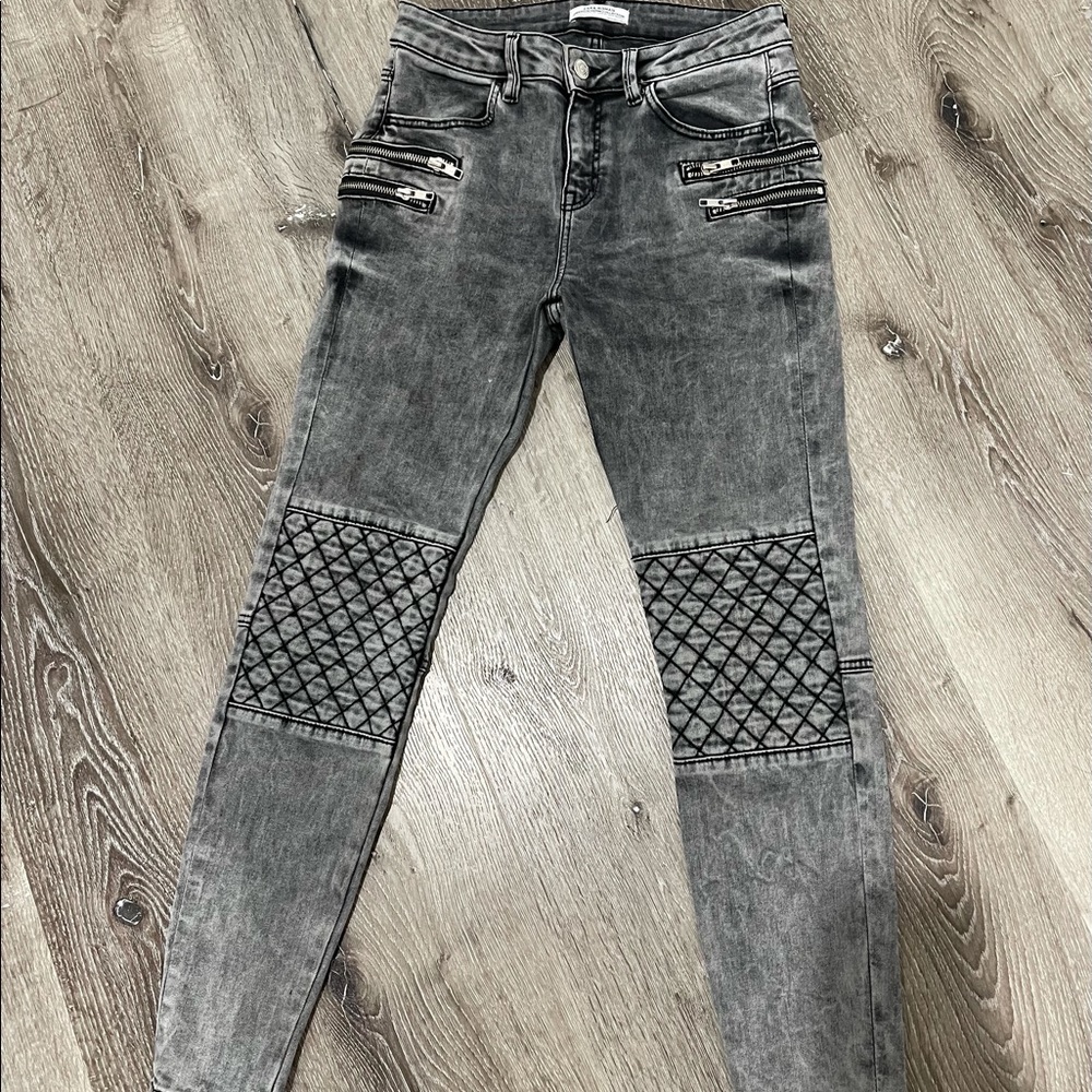 Zara premium denim collection gray skinny jean
